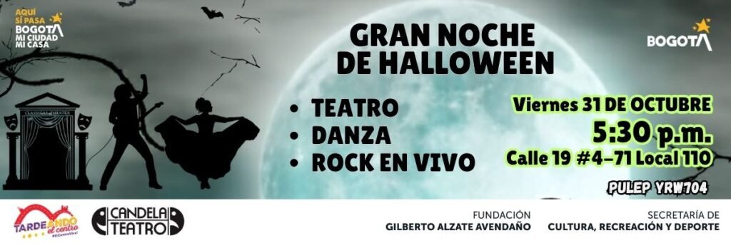 Gran Noche de Halloween en Candela Teatro